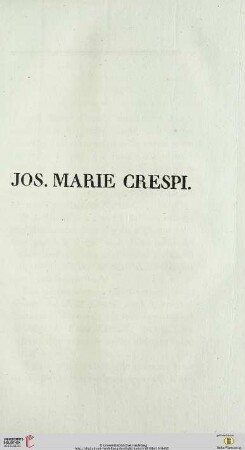 Jos. Marie Crespi