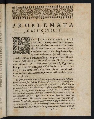 5-25, Problemata Juris Civilis