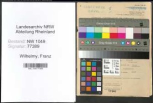 Entnazifizierung Franz Wilhelmy , geb. 28.01.1895 (Arbeiter)