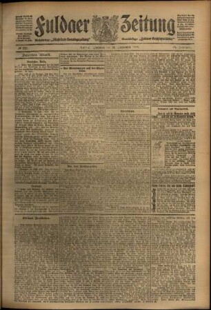 Zweite Ausgabe vom Dienstag, den 15. September 1908.