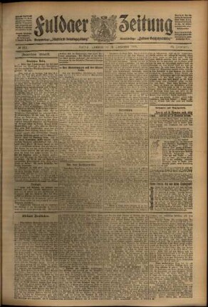 Zweite Ausgabe vom Dienstag, den 15. September 1908.