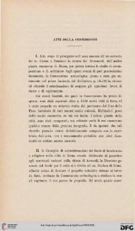 Atti della Commissione