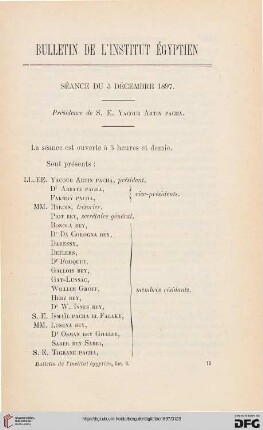 Séance du 3 décembre 1897