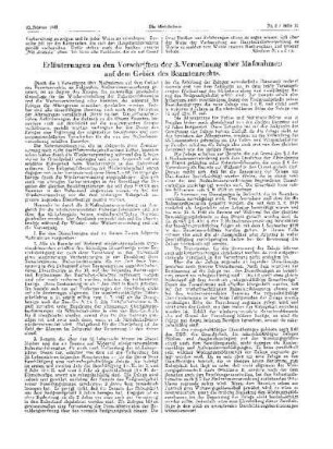 Erläuterungen zu den Vorschriften der 3. Verordnung über Maßnahmen auf dem Gebiet des Beamtenrechts