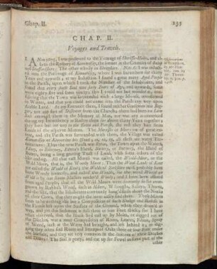 Chap. II. Voyages and Travels.