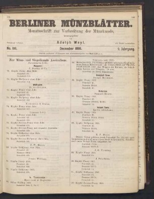 No. 100. December 1888