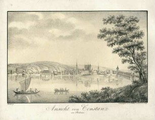Ansicht von Constanz am Bodensee