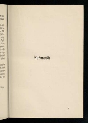 7-24, Ausmarsch