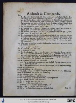 Addenda et Corrigenda.