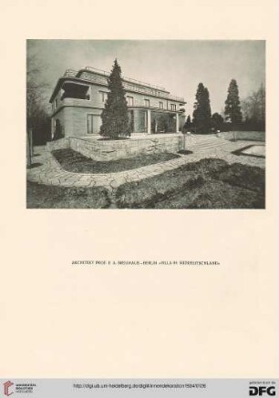 Eine Villa in Süddeutschland