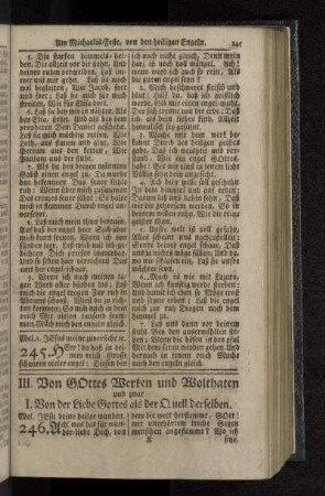 III. Von Gottes Werken und Wolthaten
