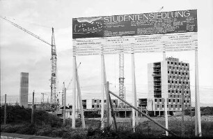 Freiburg i. Br.: Studentensiedlung am Baggersee i. Bau