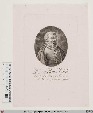 Bildnis Nicolaus Krell (Crell)