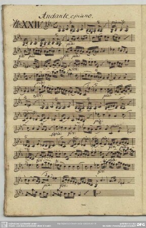 24. Anonymus, Andante, f-Moll