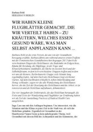 Interview mit Barbara Bohl