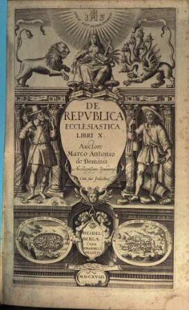 De Repvblica Ecclesiastica Libri X., 1. [Continens Lib. I. II. III. IV.]