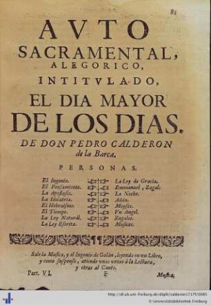 El Dia Mayor de los Dias.