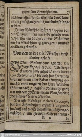 Von denen die viel Weiber und Kinder gehabt