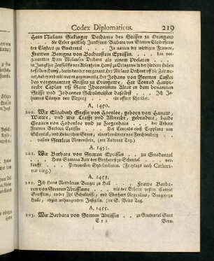 219-222, A. 1450 - 1571; ohne Jahrzahl