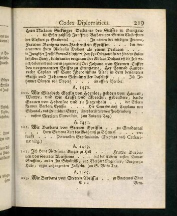 219-222, A. 1450 - 1571; ohne Jahrzahl
