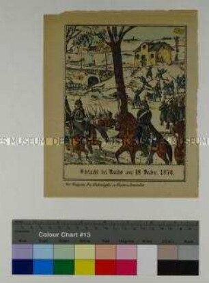 Neuruppiner Bilderbogen Nr. ? - Schlacht bei Nuits am 18. Dezember 1870