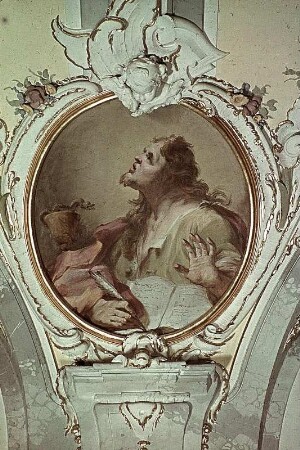 4. Medaillon von Westen: Apostel Johannes der Evangelist