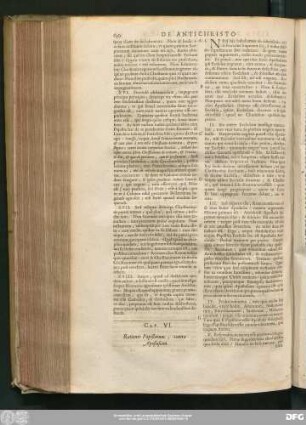 Cap. VI. Rationes Papistarum, contra Apostasiam.