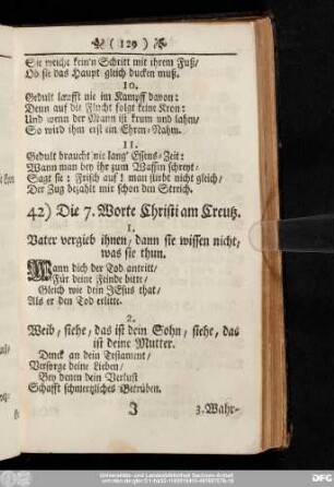 42) Die 7. Worte Christi am Creutz.