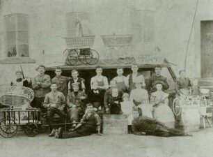 Tschechien, Warnsdorf (Varnsdorf), Kinderwagenfabrik, Kinder- und Handwagen