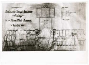 Niederdruck-Dampfheizungsanlage für das König-Albert-Museum, Zwickau: Revisionszeichnung: Grundriss Kellergeschoss