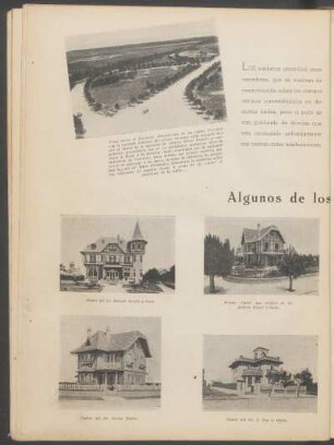 Algunos de los primeros chalets de Carrasco