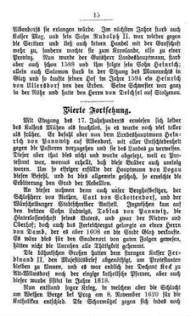 Vierte Fortsetzung.