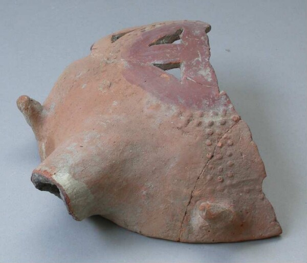 Fragment of a clay vessel