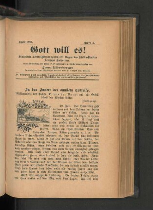 April 1895. Heft 4.