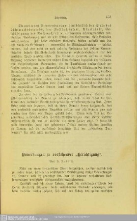 II.2 Bemerkungen zu vorstehender "Berichtigung"