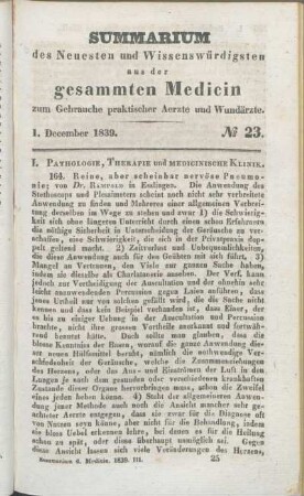 1. December 1839. No. 23.