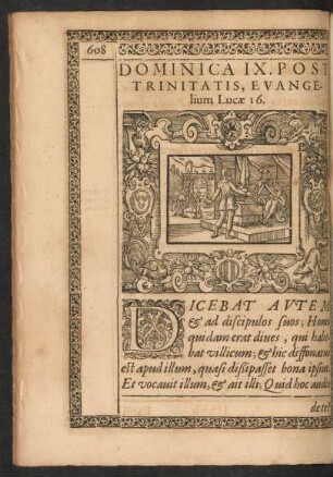 Dominica IX. Post Trinitatis, Evangelium Lucae 16.