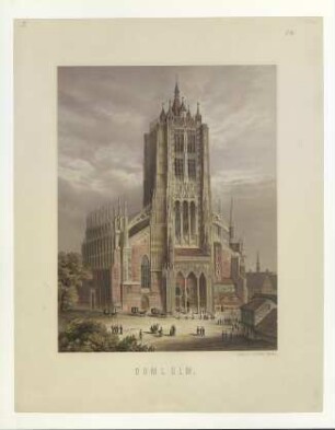 Münster. Westfassade. Um 1870