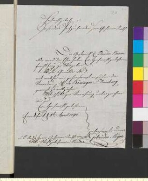 Brief von Meyer, Gebrüder an Goethe, Johann Wolfgang von