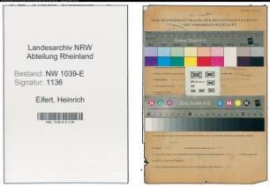 Entnazifizierung Heinrich Eifert , geb. 23.02.1902 (Fleischbeschauer)