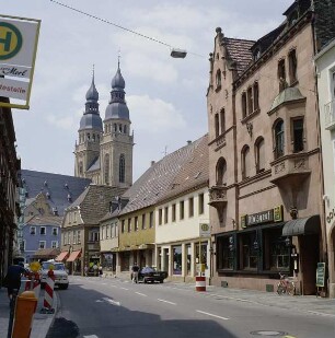 Speyer. Blick in die Gilgenstraße nach Südwesten in Richtung Josefskirche