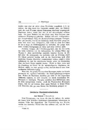 Deutsche Handelshochschulen