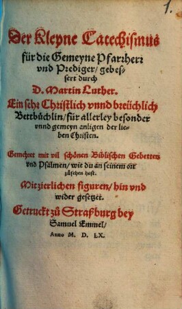 Der kleine Catechismus