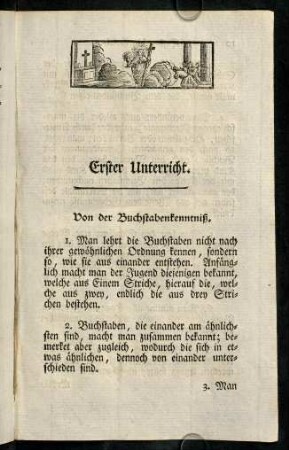 9-22, Erster Unterricht.