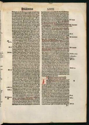 61r-72v, Psalmus LXXI-LXXIV