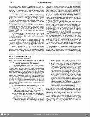 Die Rechtsabteilung