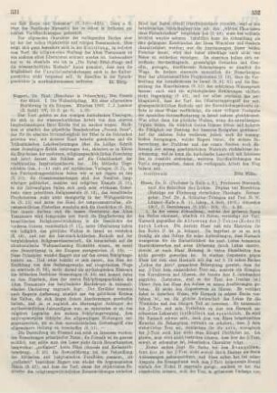 532-533 [Rezension] Blass, Friedrich, Professor Harnack und die Schriften des Lukas