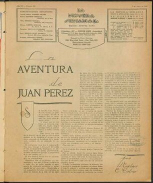 1928012543: La aventura de Juan Pérez