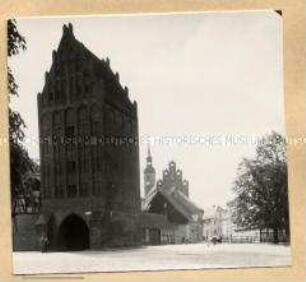 Stolp/Pommern, Mühltor, Schlosskirche