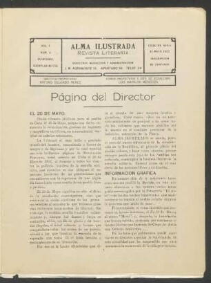 volumen 1, número 2 (31 mayo 1923)